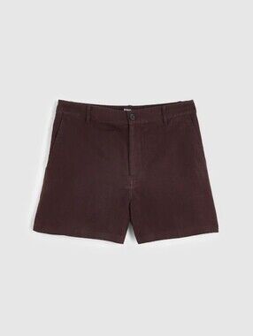 Madewell Zoe 100% Linen Short - Cocoa